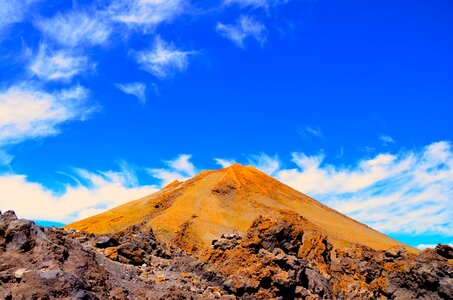 Travel landscape volcano photo
