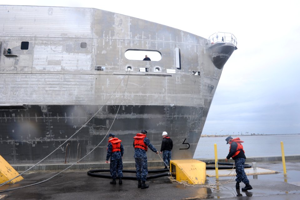 USNS Spearhead moors in Mayport, Fla. (8489344214)