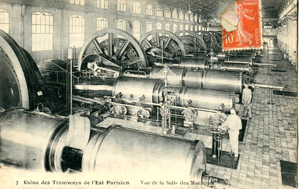 Usine électrique de tramway