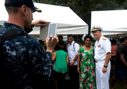 USNS Mercy conducts Community Health Engagement in Fiji during Pacific Partnership 2015 150609-N-UQ938-044