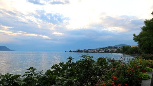Lake leman montreux suisse