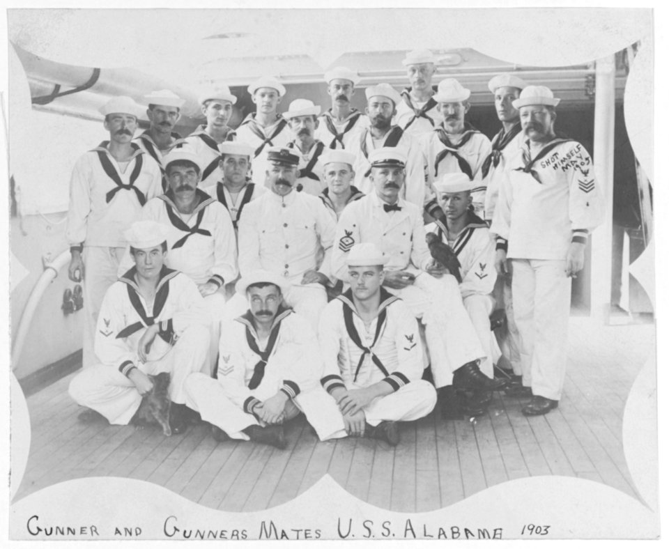 USS Alabama - NH 57497