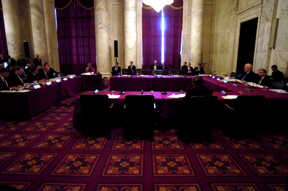 US Navy 050309-N-7676W-055 The Office of Naval Research's Legislative Affairs Office, testifies on the Department of Defense Science and Technology Budget and Strategy