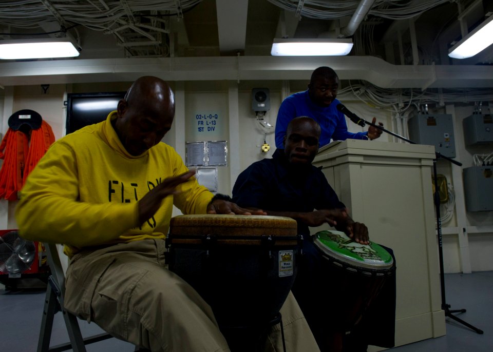 USS America’s Black History Month celebration 150225-N-FR671-071