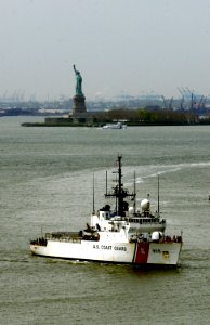 US Navy 050426-G-3948H-002 The U.S. Coast Guard Cutter Spencer (WHEC 36), homeported in Boston, Mass., visits New York City for a mid-patrol break. The Spencer's crew spent four weeks conducting fisheries and homeland security