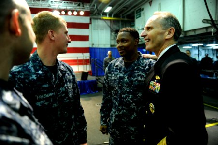 USS Bataan all-hands call 120305-N-WL435-519