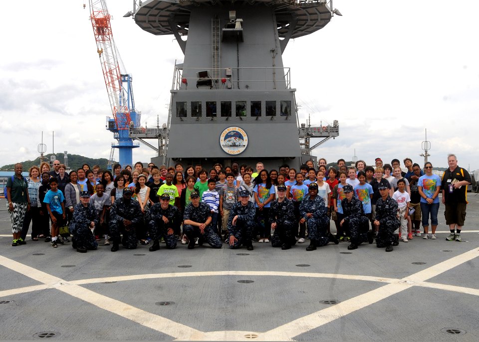 USS Blue Ridge ship tour 150608-N-XF387-068