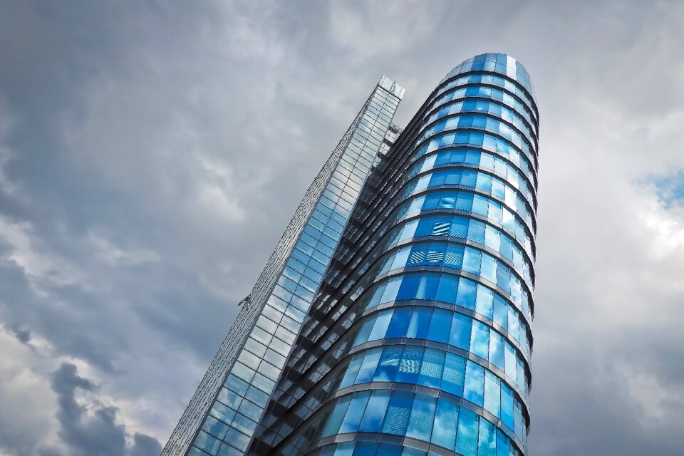 Modern window building