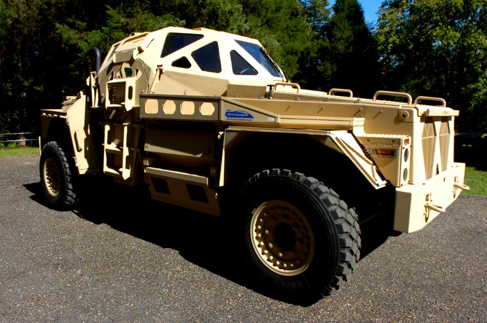 US Navy 050907-N-7676W-011 The Ultra Armored Patrol Vehicle is a research project funded by the Office of Naval Research (ONR), at the Georgia Technology Research Institute