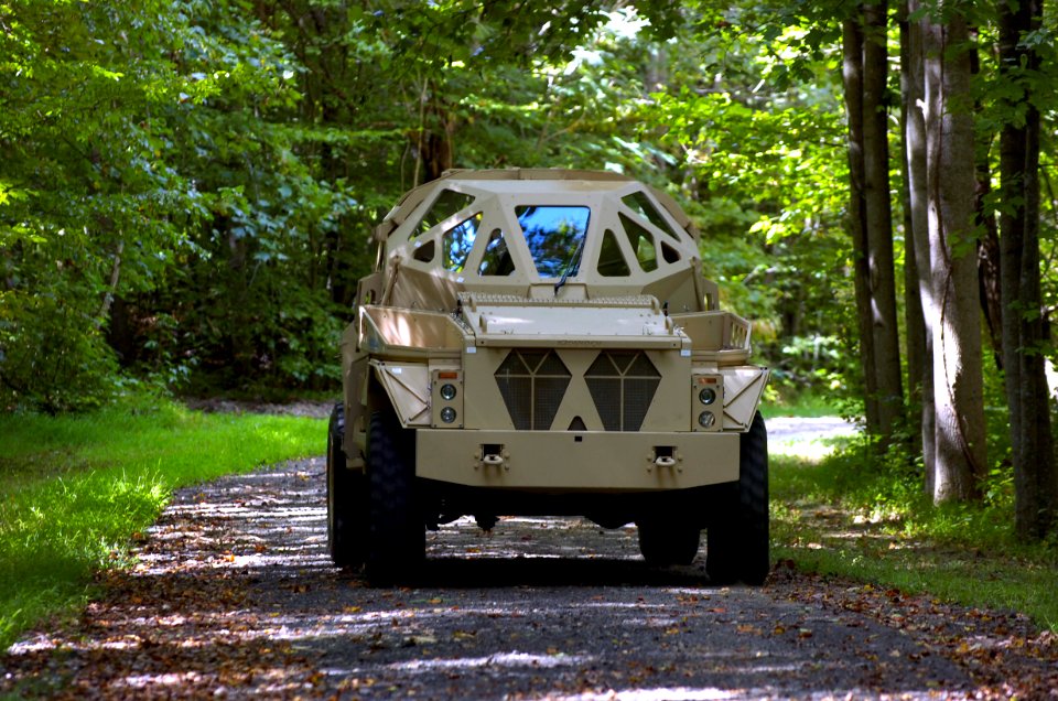 US Navy 050907-N-7676W-062 The Ultra Armored Patrol Vehicle is a research project funded by the Office of Naval Research (ONR), at the Georgia Technology Research Institute