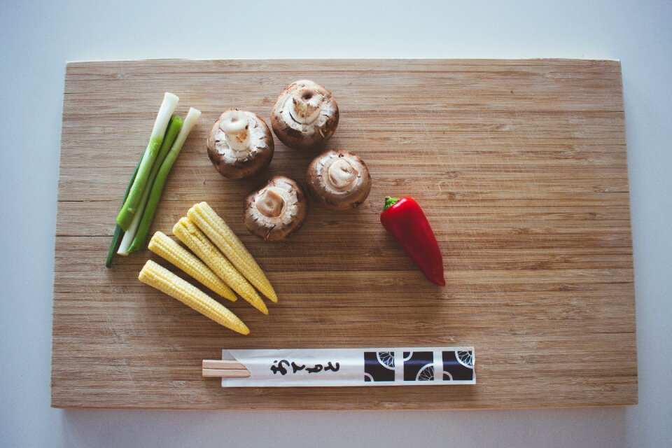Chopsticks spices pepper