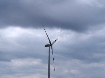 Wind energy pinwheel current