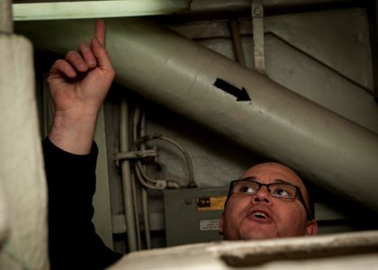 USS Carl Vinson zone inspection 150113-N-WD464-021
