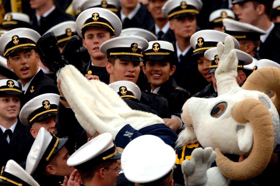 US Navy 051008-N-9693M-016 U.S. Naval Academy mascot