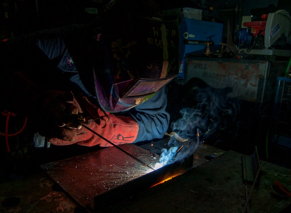 USS Carl Vinson machine shop activity 141025-N-TP834-257