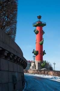 Architecture rostral columns st petersburg russia