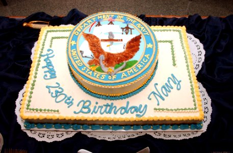 US Navy 051013-N-2568S-001 The U.S. Navy celebrates its 230th birthday in the CNO Portrait Corridor at the Pentagon