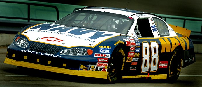 US Navy 051119-N-9769P-229 Mark McFarland drives the NASCAR Busch No. 88