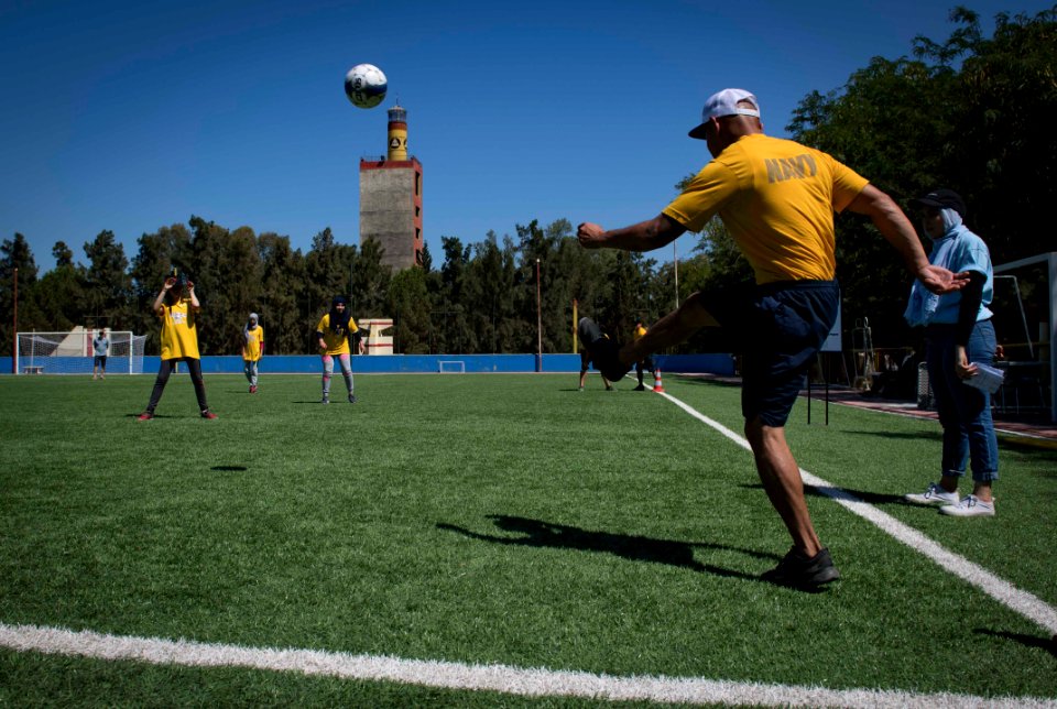 USS Carney Sailors Participate in COMREL in Algiers (42873628405)