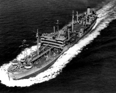 USS Chiwawa (AO-68) underway, circa in 1943