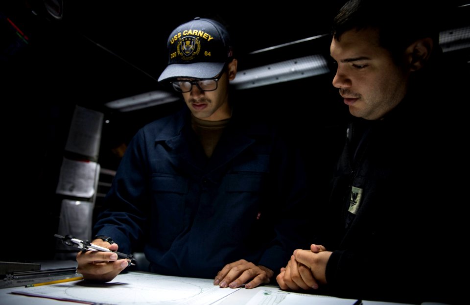 USS Carney Underway in Mediterranean Sea (42011881180)