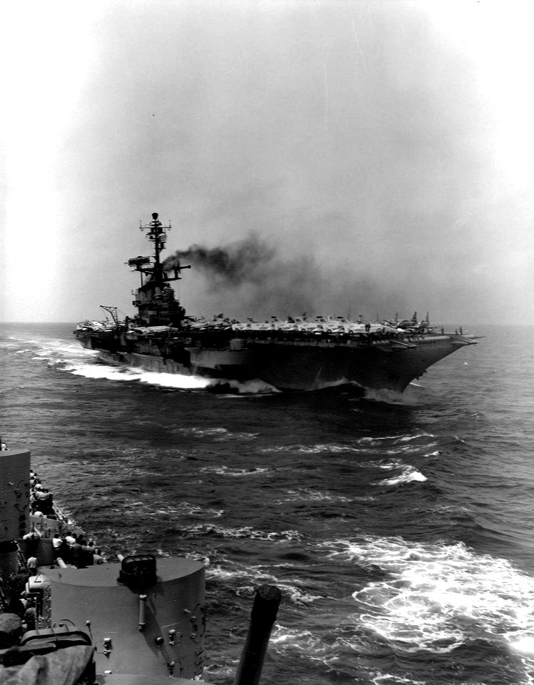 USS Coral Sea (CVA-43) off Vietnam in 1969