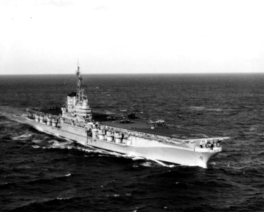 USS Coral Sea (CVA-43) underway in November 1952