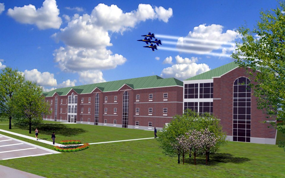 US Navy 051214-N-0000X-002 A computer illustration showing the new visitors quarters designated to house naval transient personnel on board Naval Air Station Pensacola, Fla