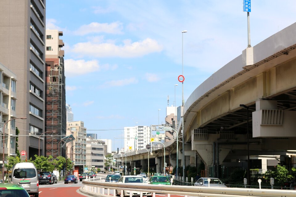 Capital high blue sky curve