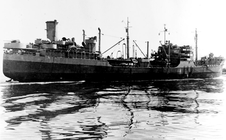 USS Escalante (AO-70) underway c1943