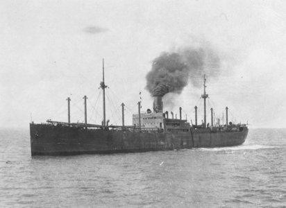 USS F. J. Luckenbach (ID-2160) underway