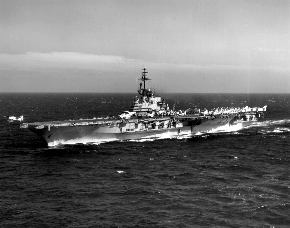 USS FD Roosevelt (CVA-42) in the Med in March 1963