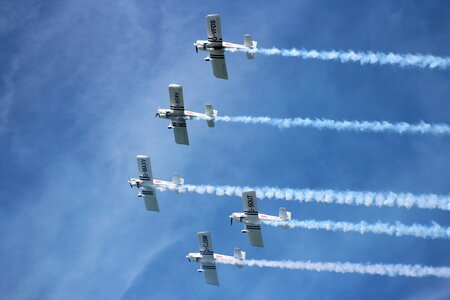Military flight airshow
