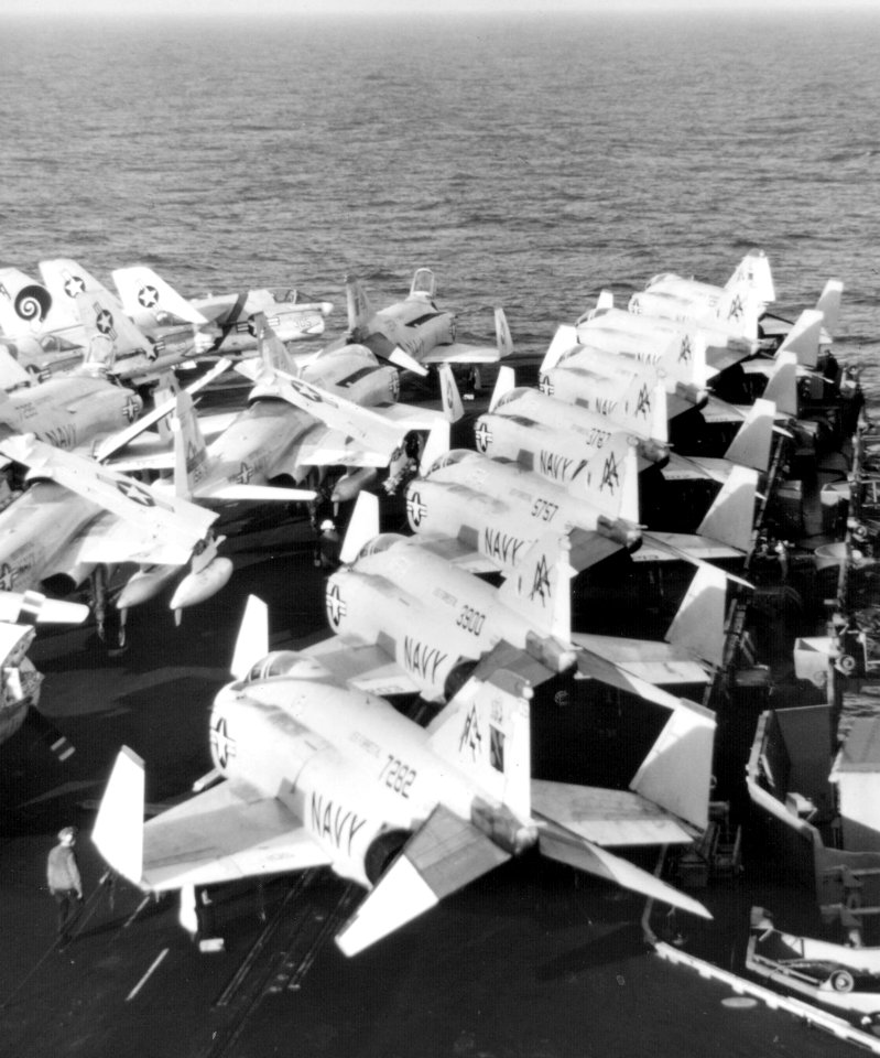 USS Forrestal (CVA-59) flight deck 1974