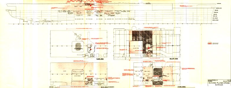 USS Franklin (CV-13) war damage report 30 October 1944