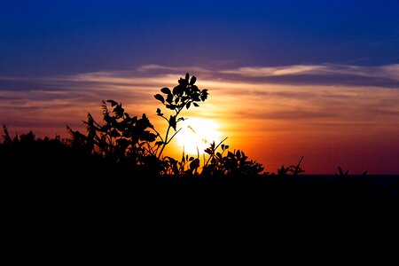 Shadow outline sky