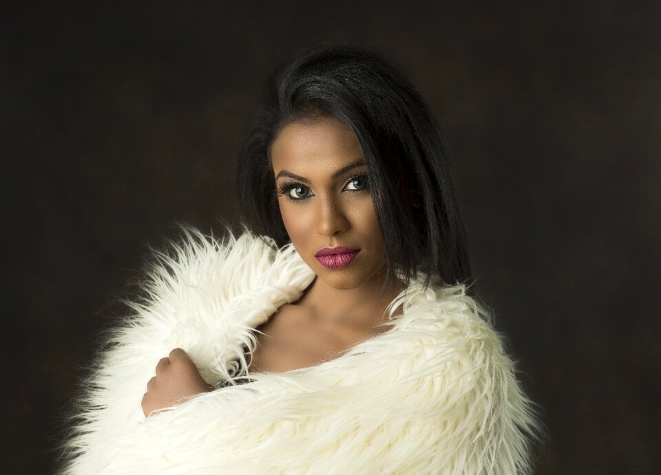 Black female glamour