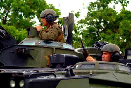 US Navy 060519-N-4772B-294 Marines from the 31st Marine Expeditionary Unit (MEU) conduct a joint Thai-U.S. anti terrorism scenario during the 25th anniversary of the annual U.S.-Thai exercise Cobra Gold 2006 photo