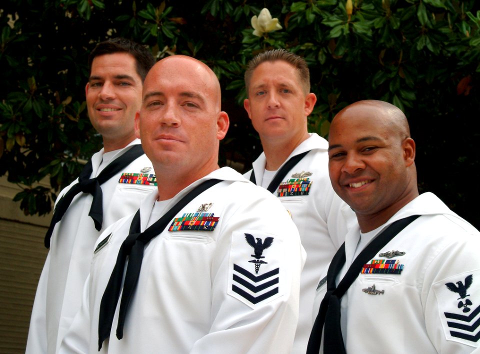US Navy 060525-N-0962S-185 The nominees for the 2006 Chief of Naval Operations Shore Sailor of the Year pose for a photo following the announcement ceremony