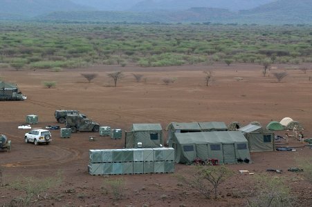 US Navy 060804-N-0411D-016 U.S. Marine Camp Lonestar will house more than 300 U.S. Marines for Natural Fire, a multinational exercise designed to build a united military response to a natural disaster