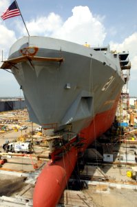 US Navy 060816-N-1928H-244 The amphibious transport dock ship Pre Commissioning Unit (PCU) New York (LPD 21) under construction in Northrop Grumman Ship the shipyard