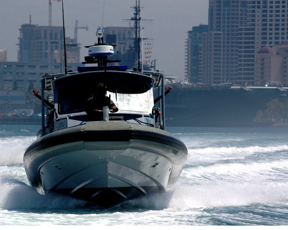 US Navy 060823-N-5148B-006 Sailors assigned Inshore Boat Unit Five Two (IBU-52) train in boat maneuvers while participating in Exercise Seahawk 2006
