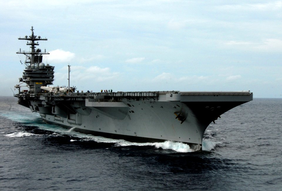 USS George H. W. Bush (CVN 77) underway
