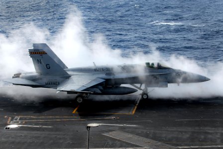 US Navy 061114-N-0684R-007 An F-A-18C Hornet from the