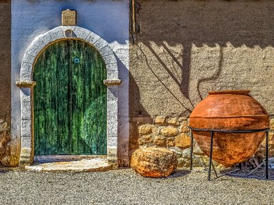 Door gate container
