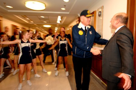 US Navy 061130-N-3642E-110 U.S. Naval Academy Prep-Rally at the Pentagon