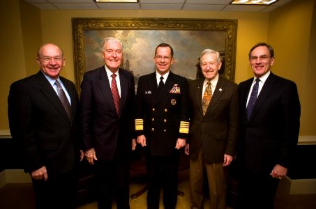 US Navy 061205-N-0696M-018 Chief of Naval Operations (CNO) Adm. Mike Mullen meets with former Navy Chiefs at a CNO Conference at the Pentagon
