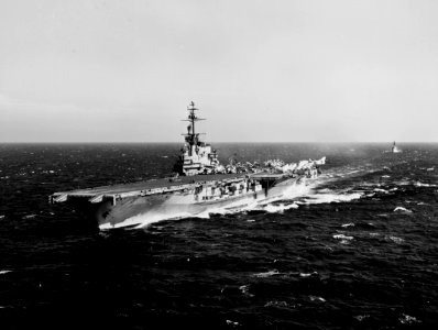 USS Franklin D. Roosevelt (CVA-42) underway at sea on 3 March 1963