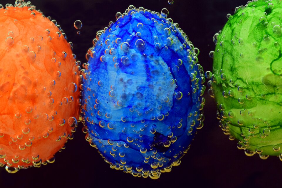 Colorful painted color