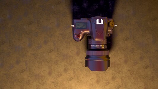 Digital photo camera lens